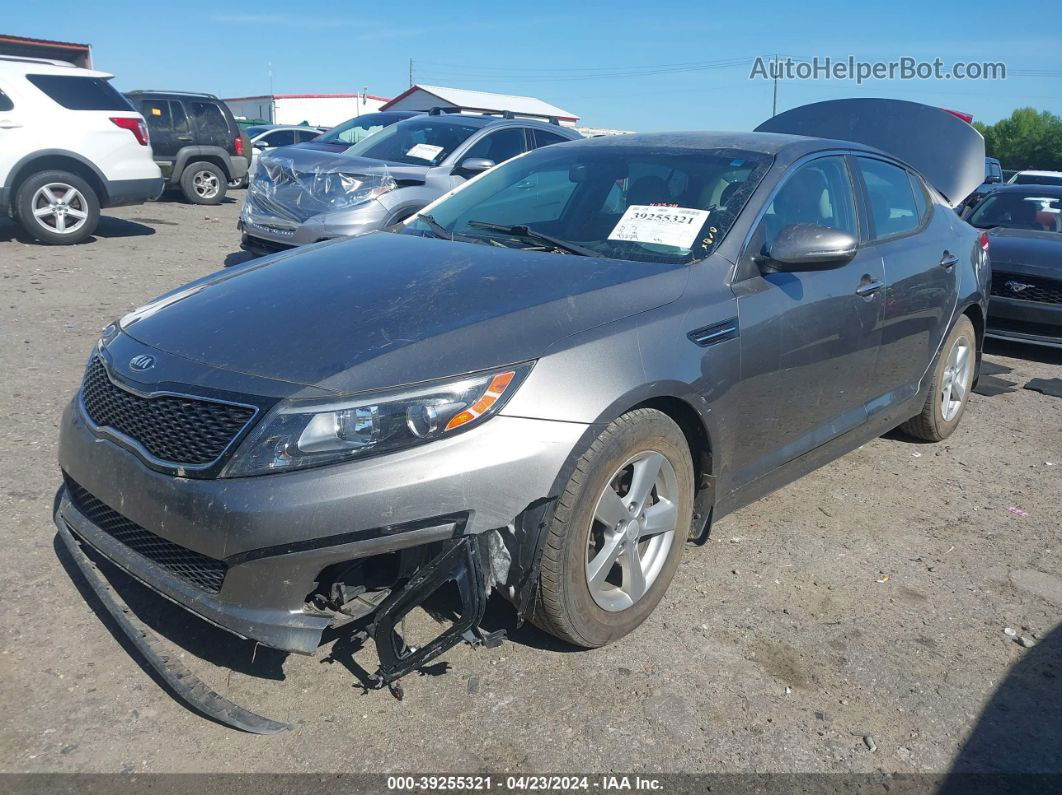 2014 Kia Optima Lx Gray vin: 5XXGM4A70EG291336