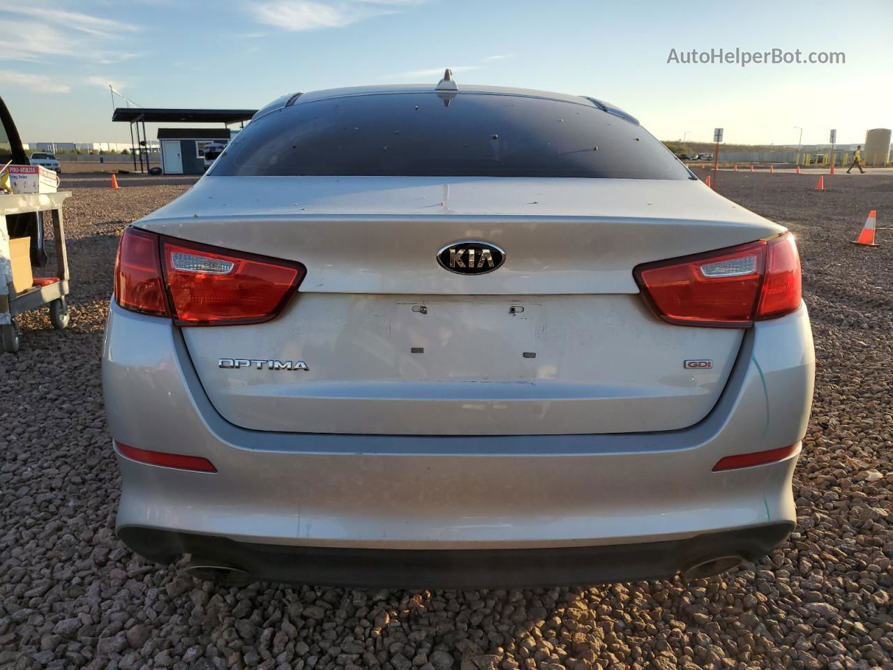 2014 Kia Optima Lx Серый vin: 5XXGM4A70EG303372