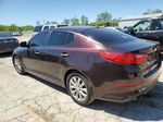 2014 Kia Optima Lx Maroon vin: 5XXGM4A70EG314341