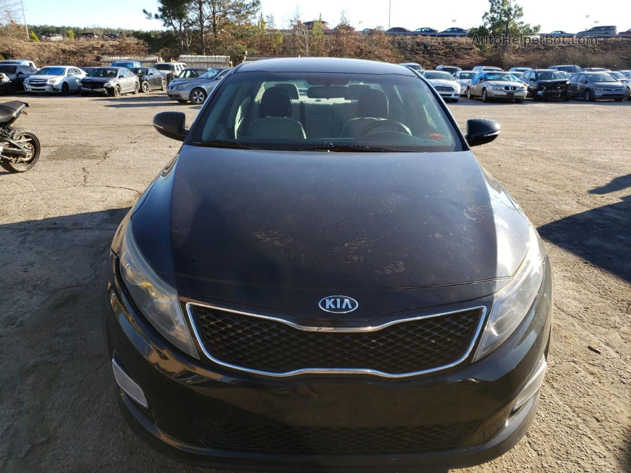 2014 Kia Optima Lx Черный vin: 5XXGM4A70EG316140