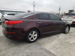 2014 Kia Optima Lx Burgundy vin: 5XXGM4A70EG321581