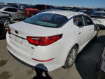 2014 Kia Optima Lx White vin: 5XXGM4A70EG326506