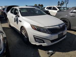 2014 Kia Optima Lx White vin: 5XXGM4A70EG326506