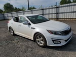 2014 Kia Optima Lx White vin: 5XXGM4A70EG334721