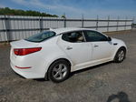 2014 Kia Optima Lx White vin: 5XXGM4A70EG334721