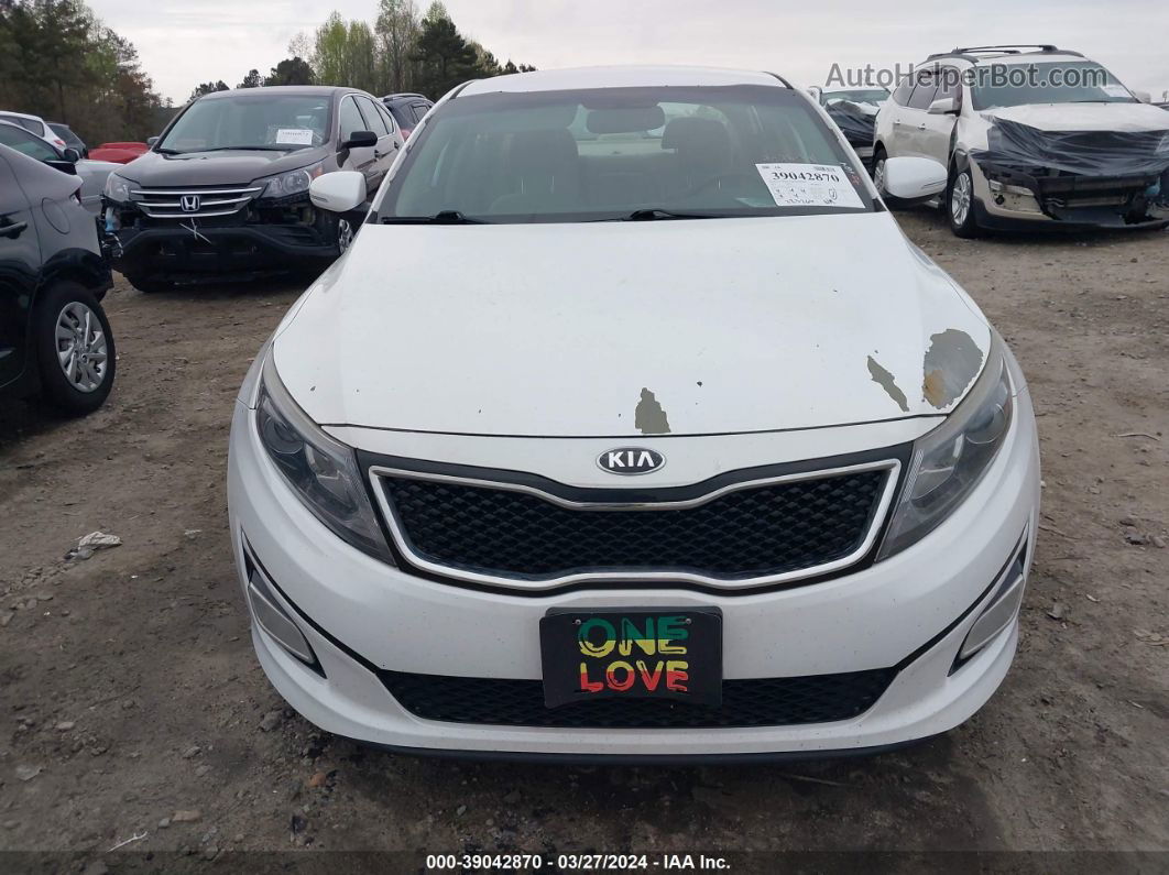 2014 Kia Optima Lx Белый vin: 5XXGM4A70EG336212