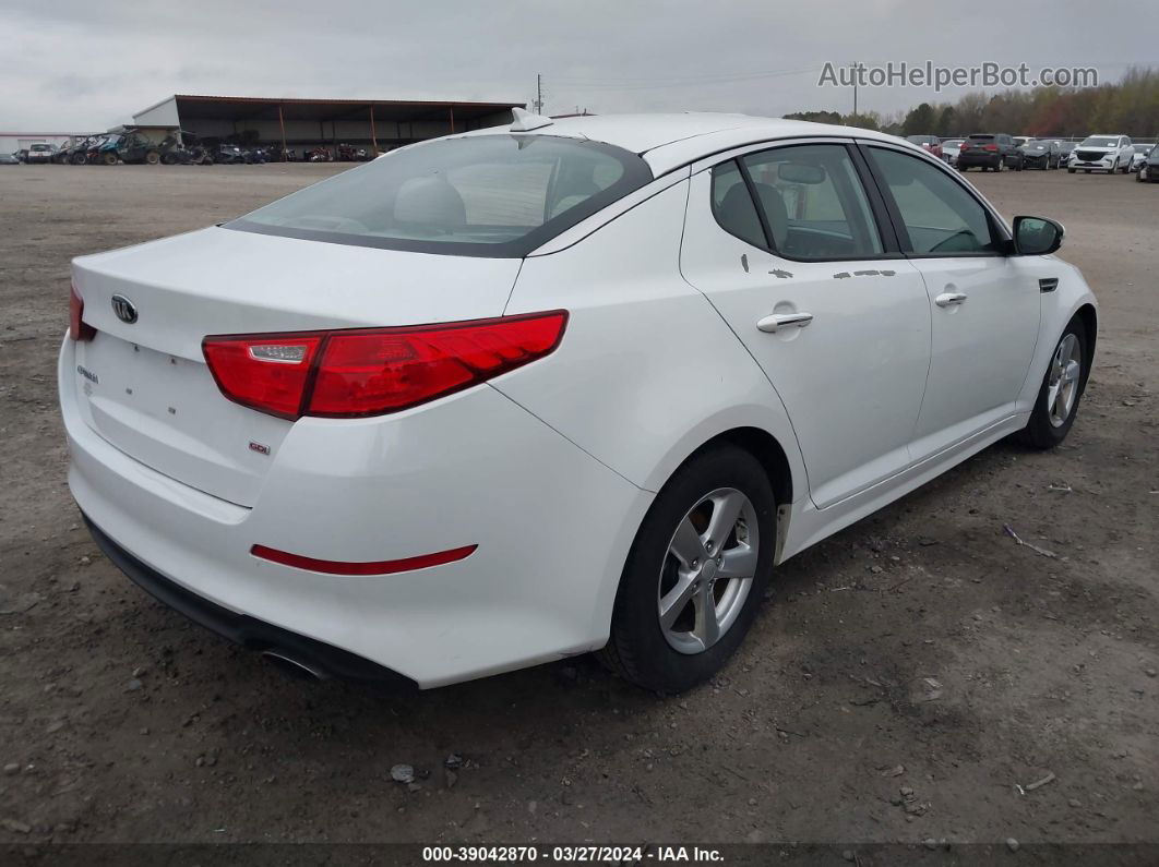 2014 Kia Optima Lx Белый vin: 5XXGM4A70EG336212