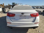 2014 Kia Optima Lx White vin: 5XXGM4A70EG349963