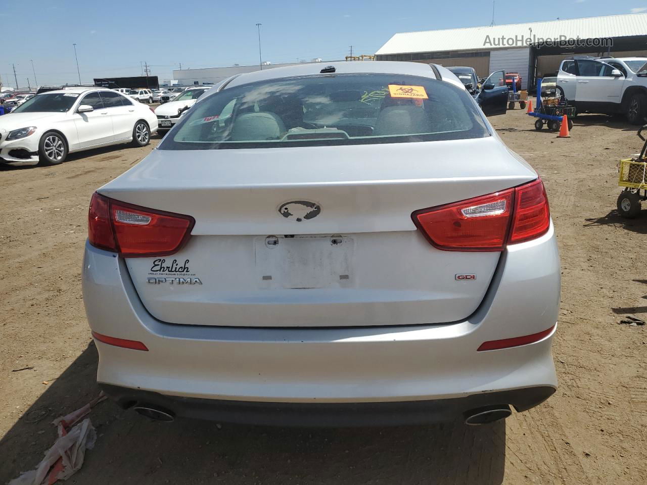 2014 Kia Optima Lx Бордовый vin: 5XXGM4A70EG350126