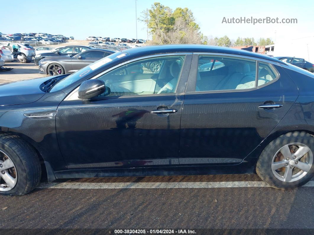 2015 Kia Optima Lx Черный vin: 5XXGM4A70FG355215