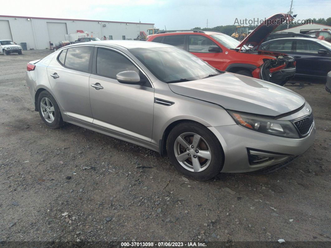 2015 Kia Optima Lx Gray vin: 5XXGM4A70FG376095