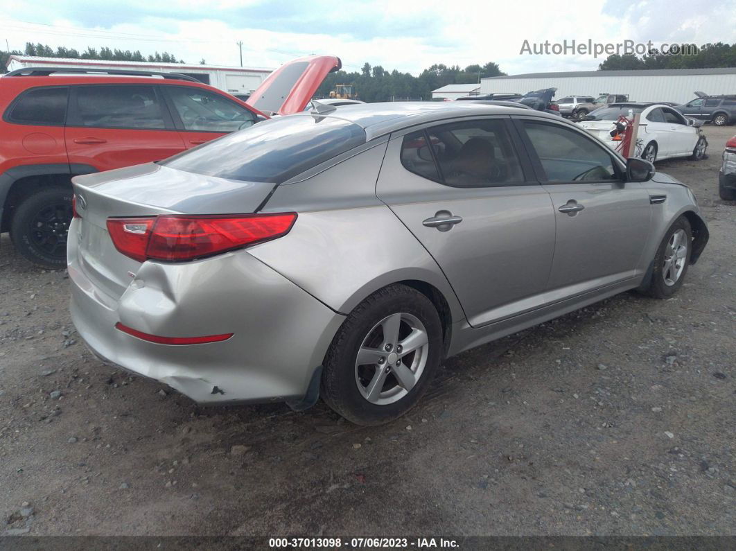 2015 Kia Optima Lx Серый vin: 5XXGM4A70FG376095