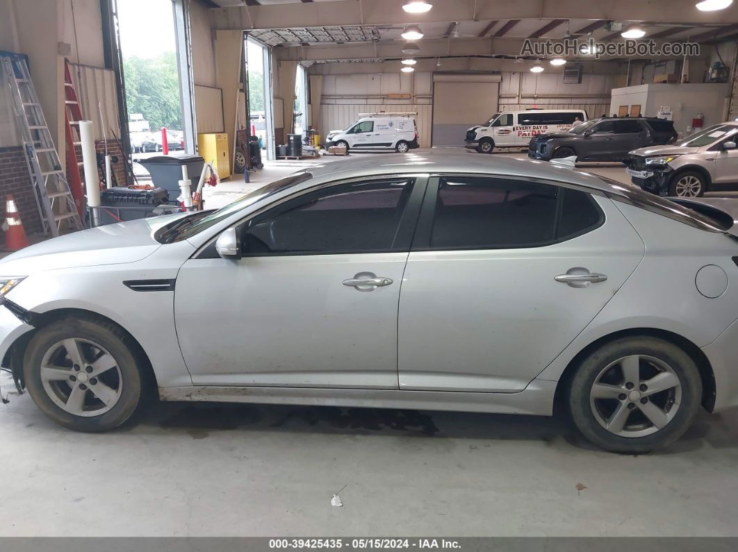 2015 Kia Optima Lx Silver vin: 5XXGM4A70FG380597