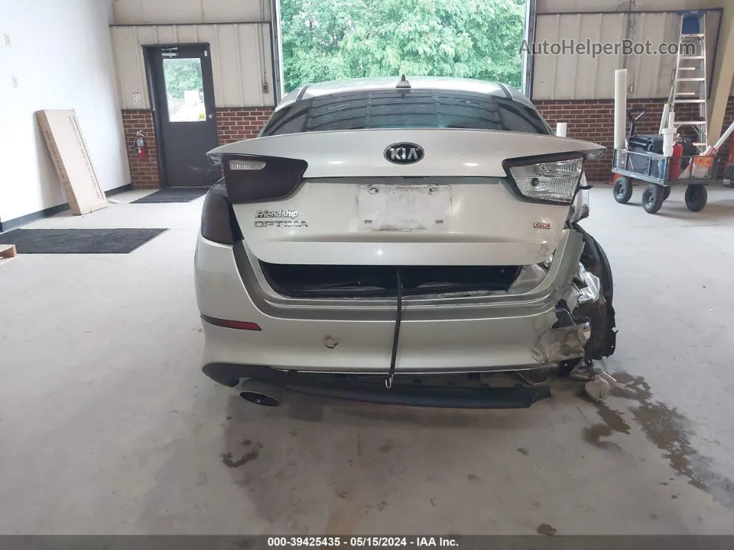 2015 Kia Optima Lx Серебряный vin: 5XXGM4A70FG380597