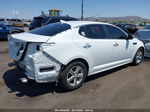 2015 Kia Optima Lx White vin: 5XXGM4A70FG408205