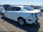 2015 Kia Optima Lx White vin: 5XXGM4A70FG408205