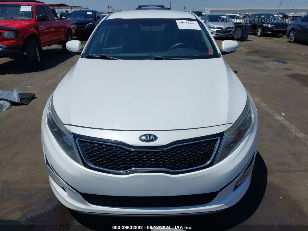 2015 Kia Optima Lx Белый vin: 5XXGM4A70FG408205