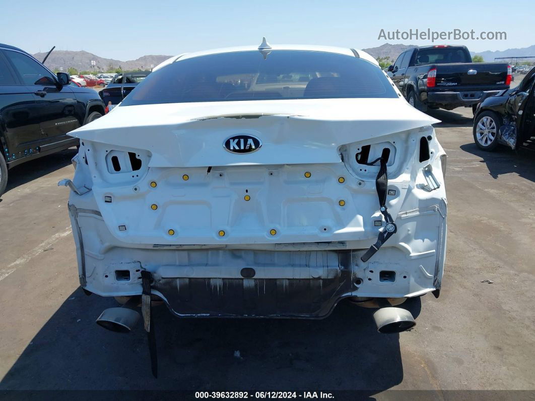 2015 Kia Optima Lx White vin: 5XXGM4A70FG408205