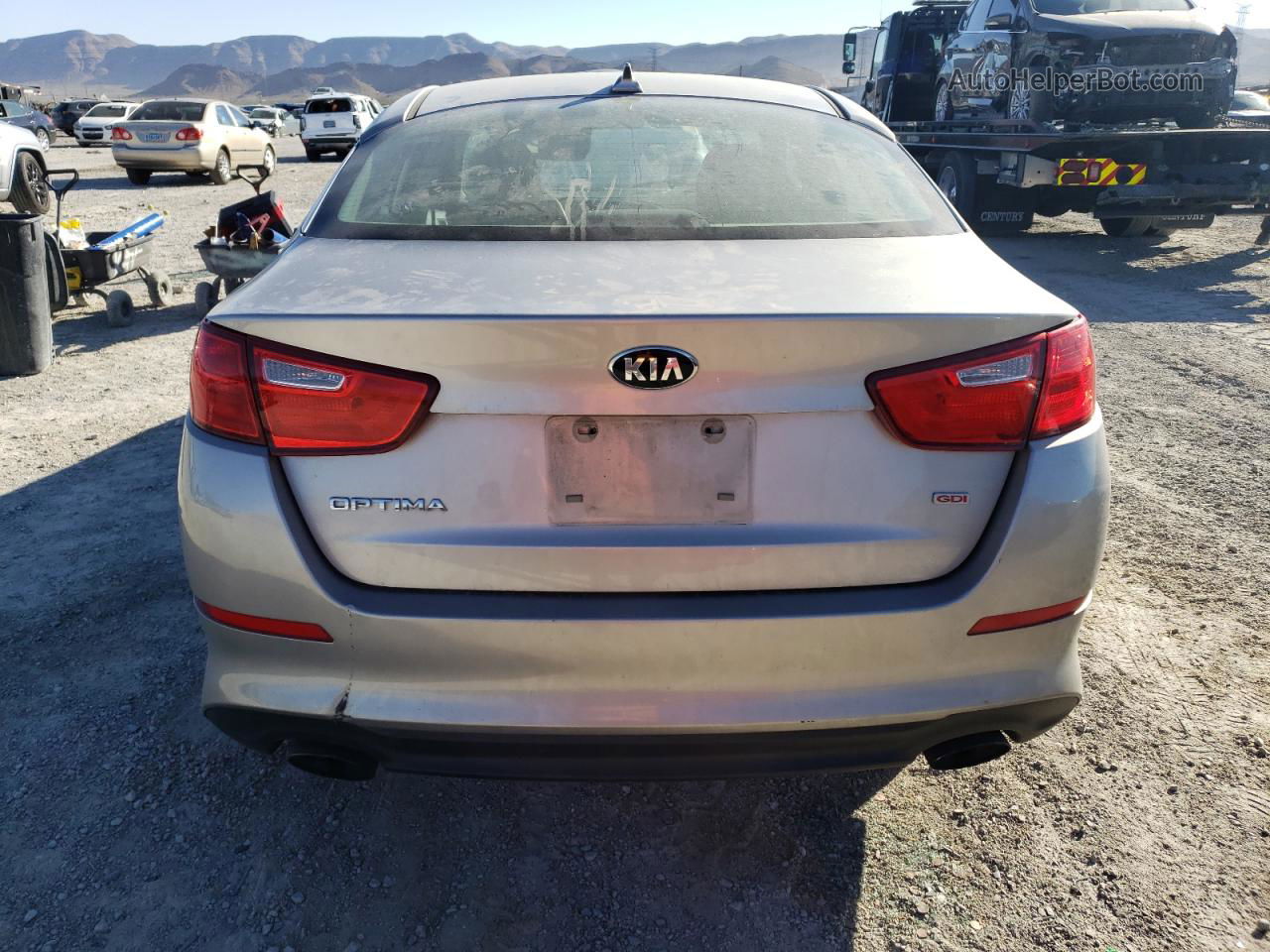 2015 Kia Optima Lx Серебряный vin: 5XXGM4A70FG443147