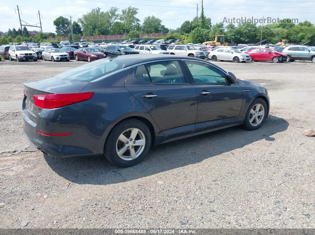 2015 Kia Optima Lx Black vin: 5XXGM4A70FG488704