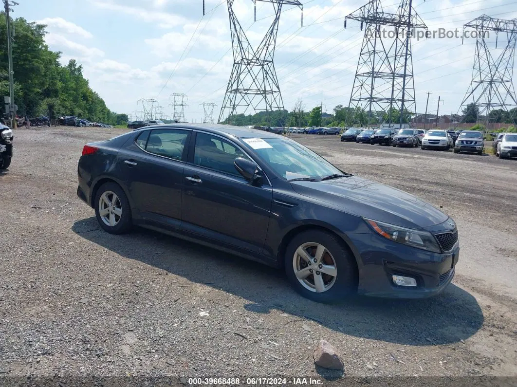 2015 Kia Optima Lx Black vin: 5XXGM4A70FG488704