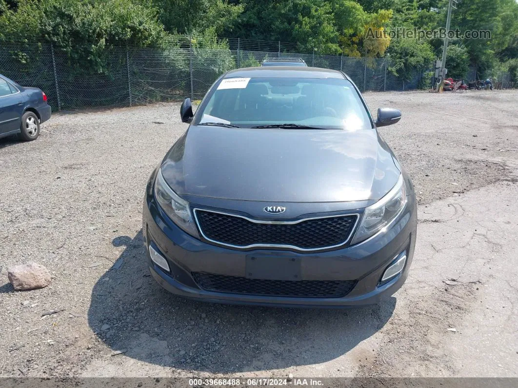 2015 Kia Optima Lx Черный vin: 5XXGM4A70FG488704