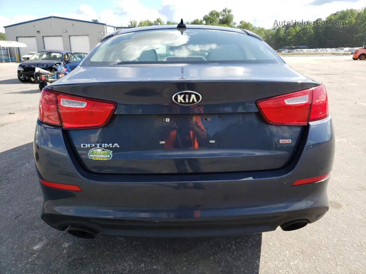 2015 Kia Optima Lx Blue vin: 5XXGM4A70FG490789