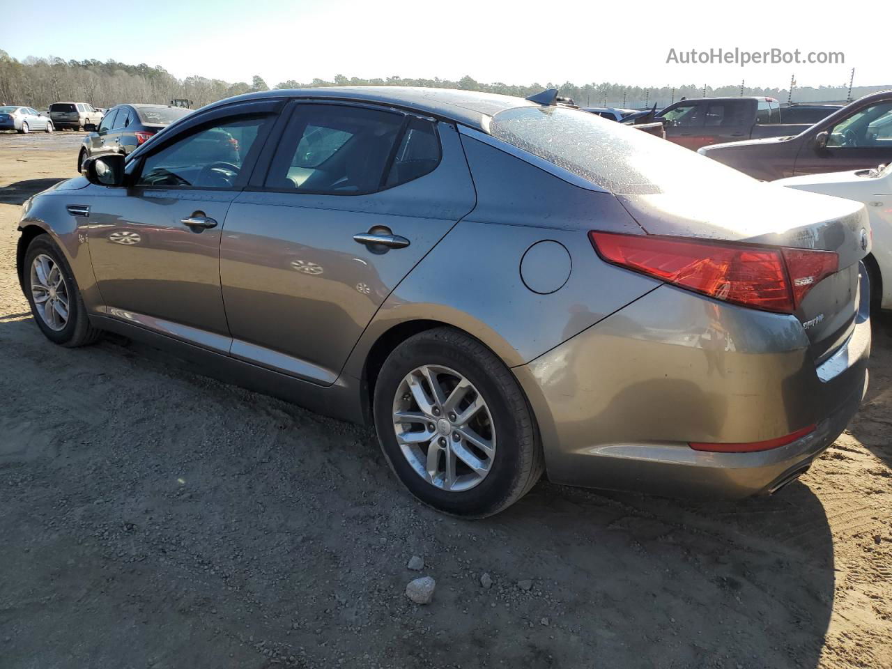 2013 Kia Optima Lx Silver vin: 5XXGM4A71DG122179