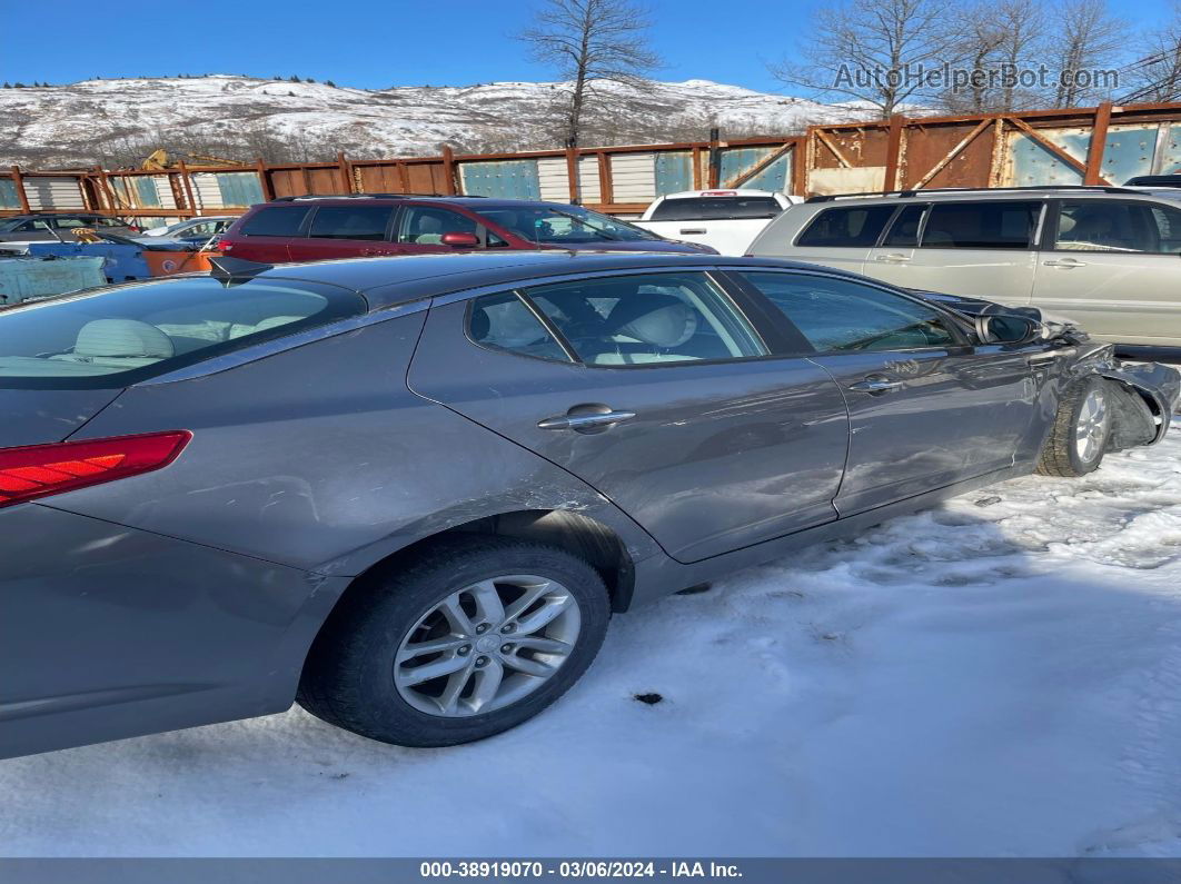 2013 Kia Optima Lx Gray vin: 5XXGM4A71DG186416