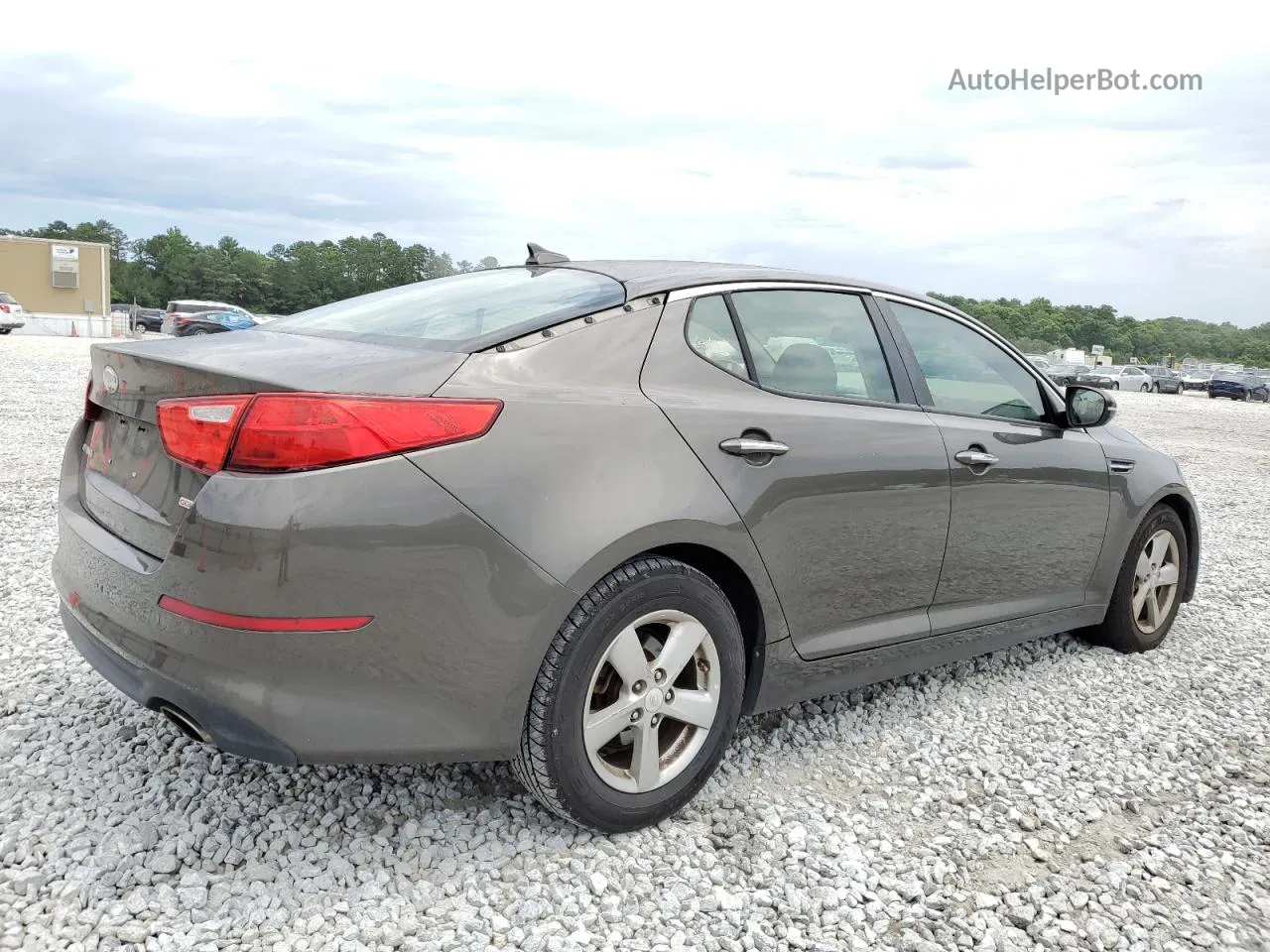 2014 Kia Optima Lx Gray vin: 5XXGM4A71EG271161