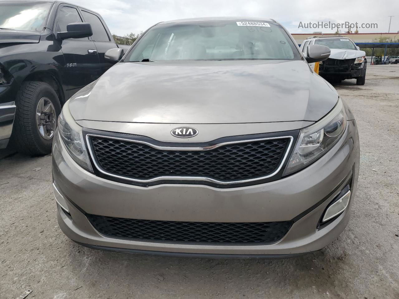 2014 Kia Optima Lx Серый vin: 5XXGM4A71EG278529