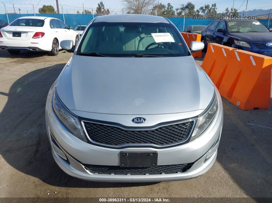 2014 Kia Optima Lx Серебряный vin: 5XXGM4A71EG281608