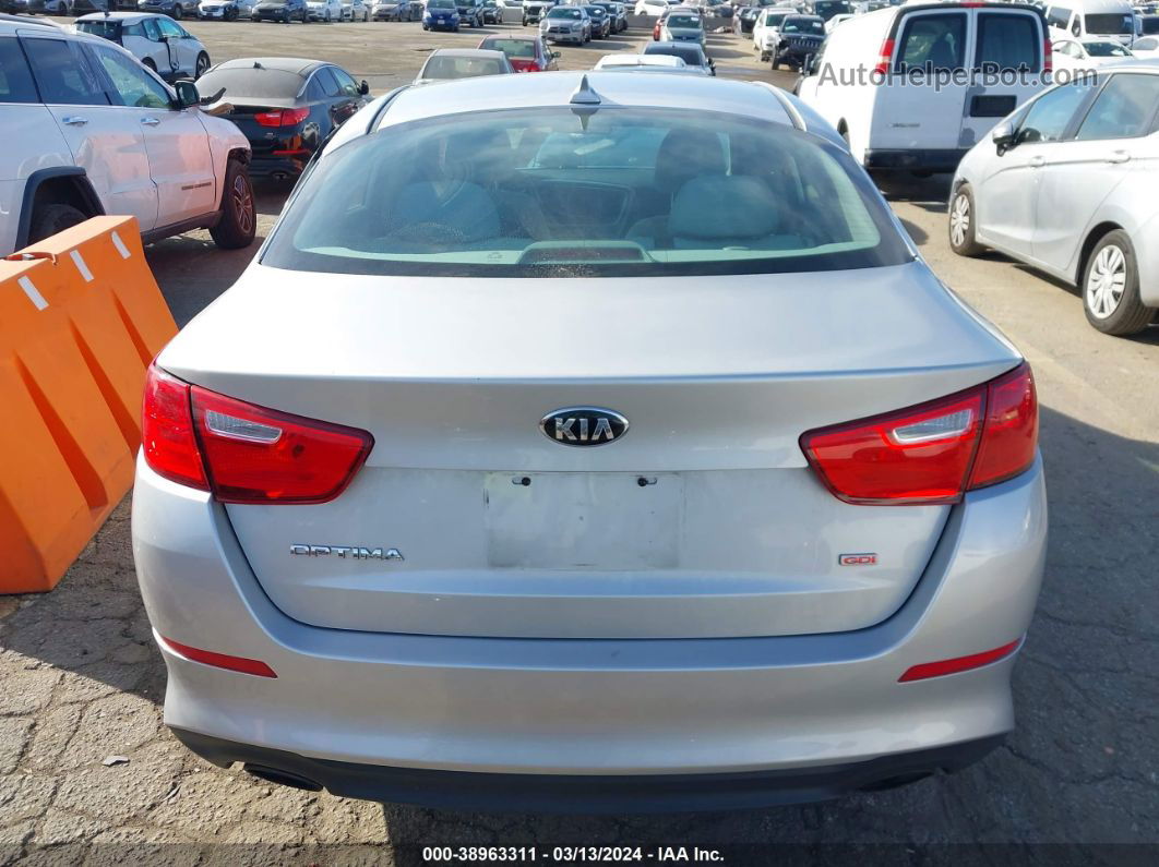 2014 Kia Optima Lx Серебряный vin: 5XXGM4A71EG281608