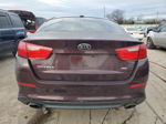 2014 Kia Optima Lx Maroon vin: 5XXGM4A71EG305115