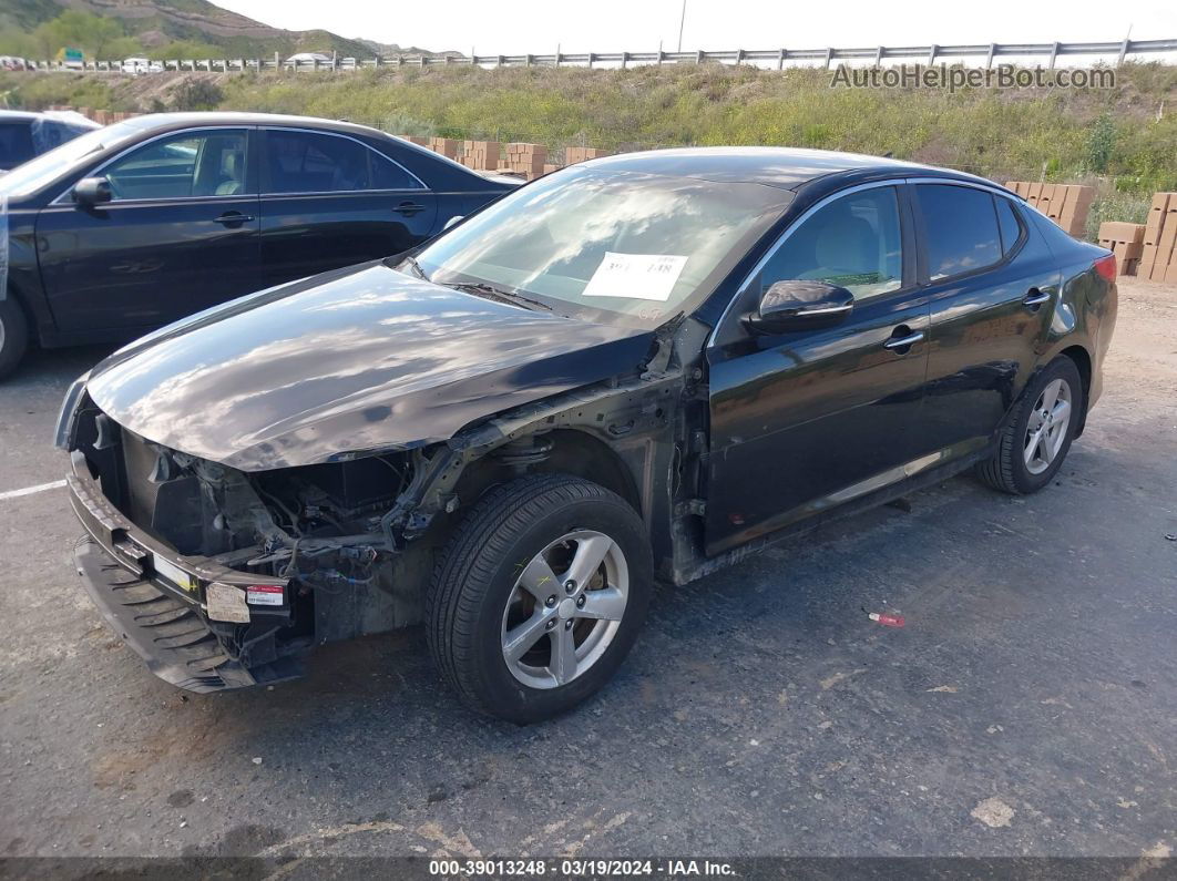 2014 Kia Optima Lx Black vin: 5XXGM4A71EG308659