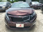 2014 Kia Optima Lx Maroon vin: 5XXGM4A71EG309021