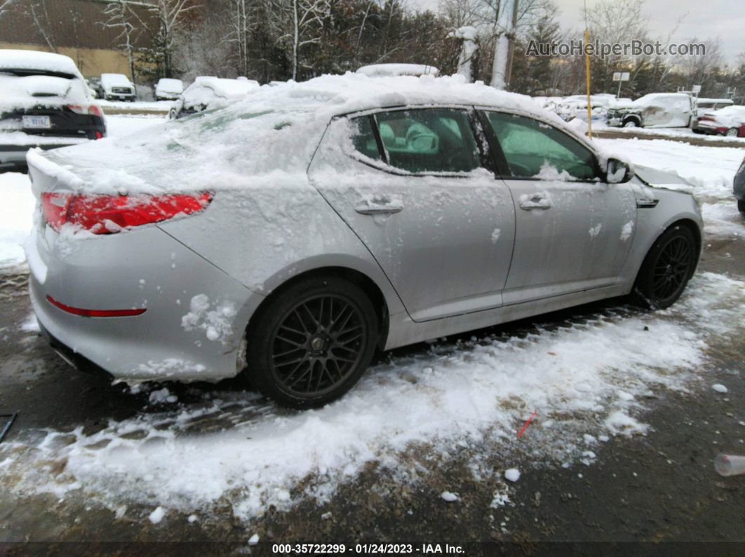 2014 Kia Optima Lx Silver vin: 5XXGM4A71EG312551