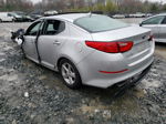 2014 Kia Optima Lx Серебряный vin: 5XXGM4A71EG324988