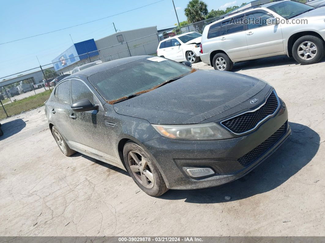 2014 Kia Optima Lx Черный vin: 5XXGM4A71EG332413