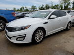 2014 Kia Optima Lx White vin: 5XXGM4A71EG340432