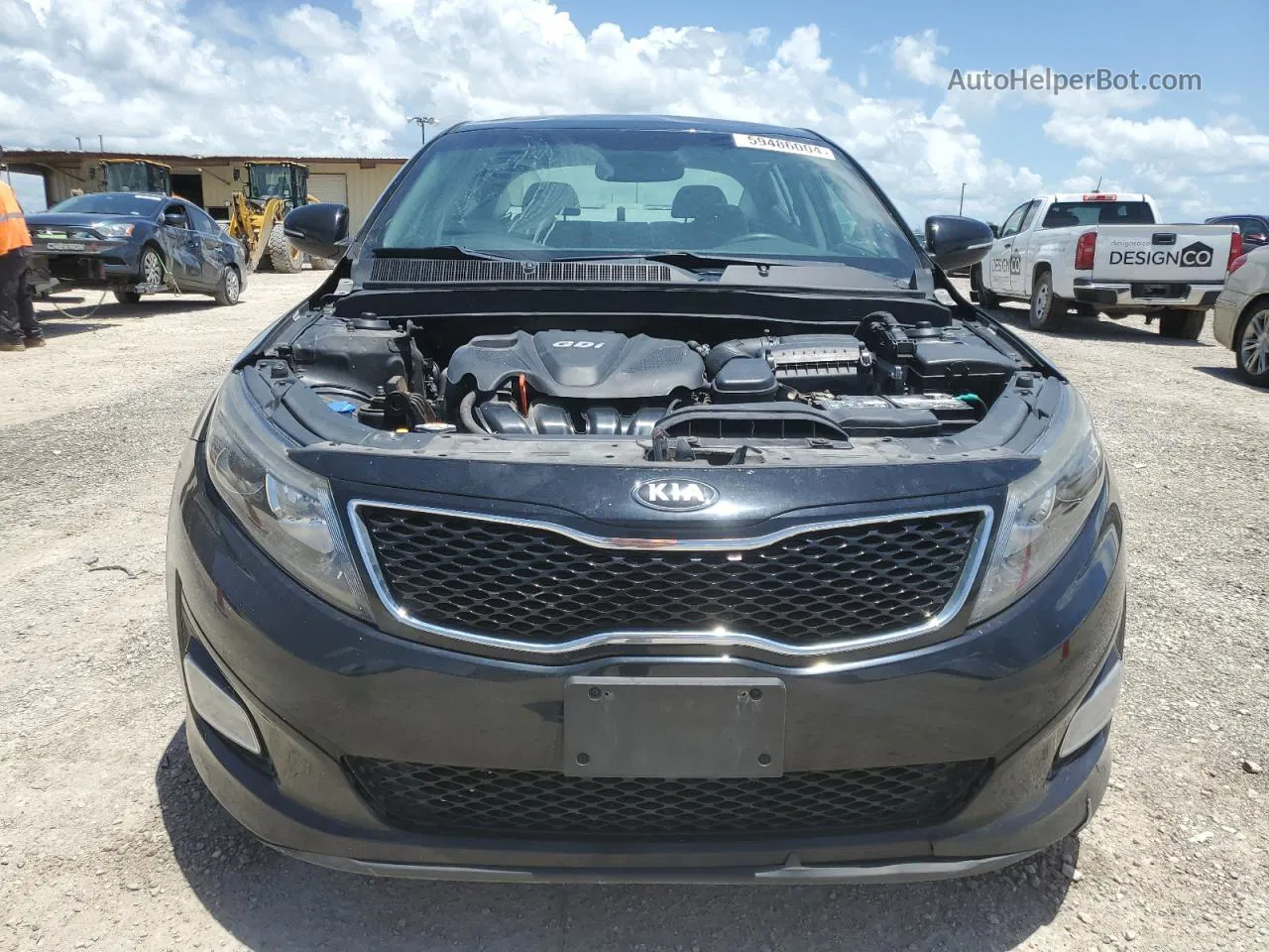 2014 Kia Optima Lx Черный vin: 5XXGM4A71EG343511