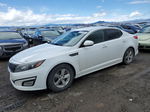 2014 Kia Optima Lx White vin: 5XXGM4A71EG348210