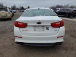 2014 Kia Optima Lx White vin: 5XXGM4A71EG350510