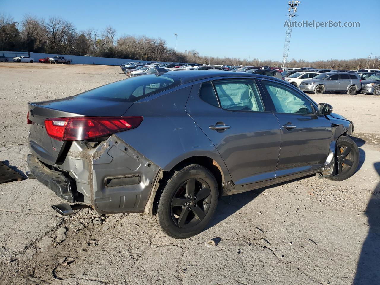 2015 Kia Optima Lx Tan vin: 5XXGM4A71FG389048