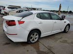 2015 Kia Optima Lx White vin: 5XXGM4A71FG391950