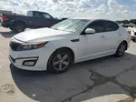 2015 Kia Optima Lx White vin: 5XXGM4A71FG441374