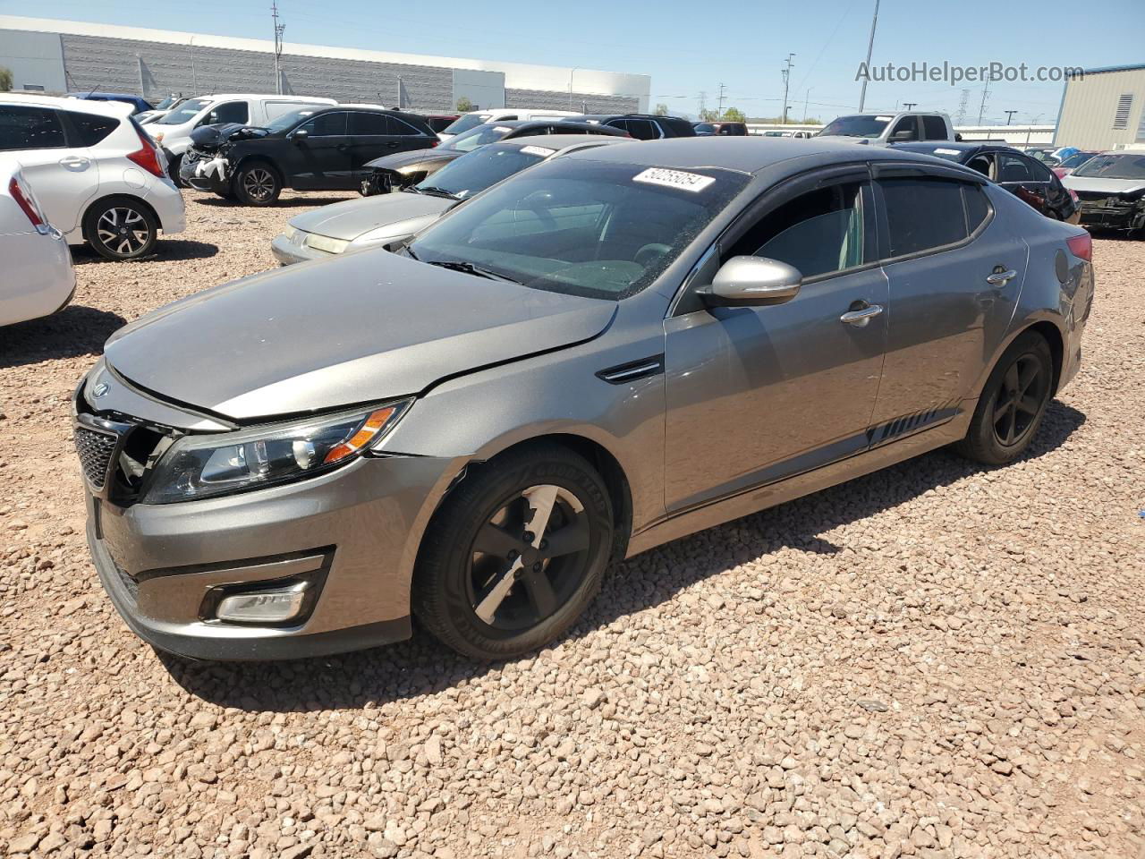 2015 Kia Optima Lx Tan vin: 5XXGM4A71FG481115