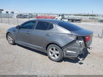 2015 Kia Optima Lx Gray vin: 5XXGM4A71FG502304