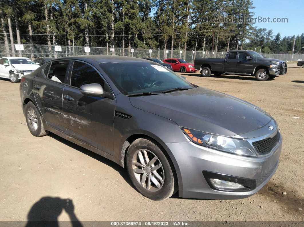 2013 Kia Optima Lx Silver vin: 5XXGM4A72DG147723