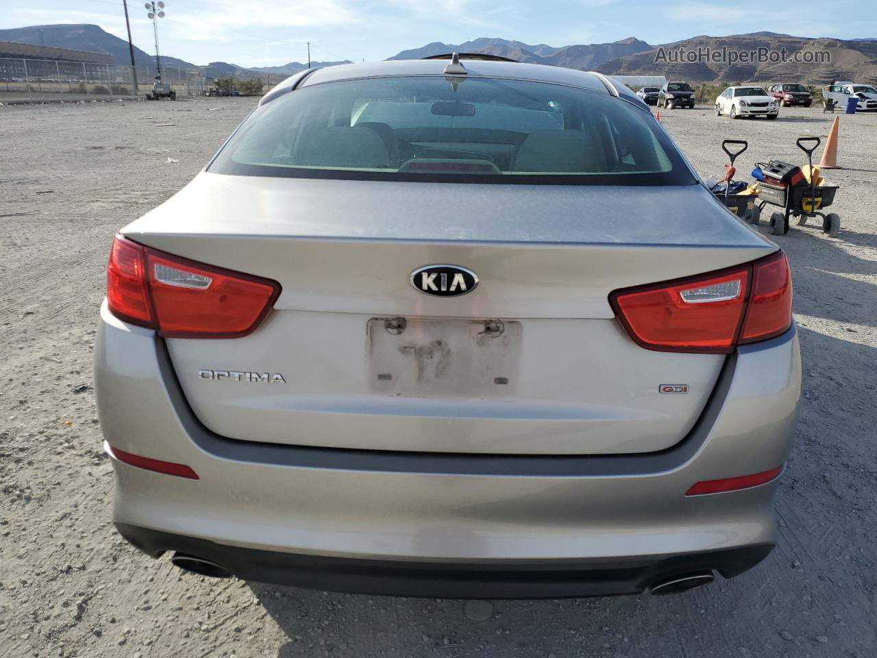 2014 Kia Optima Lx Silver vin: 5XXGM4A72EG263909